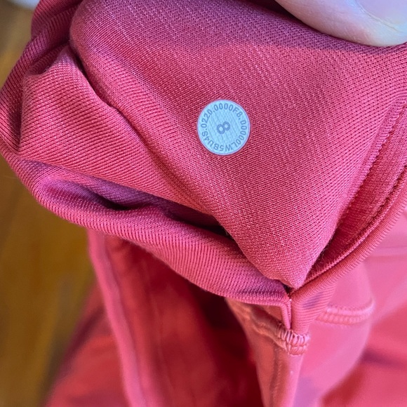 Lululemon Training Times 25” Leggings Poppy Coral Size 8 EUC - Picture 11 of 14